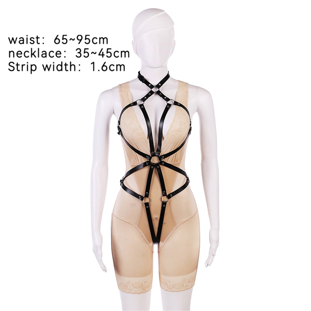 BDSM Restraints Kit Sex- Bondage Harness With Adjustable Straps Restraints Device Couples