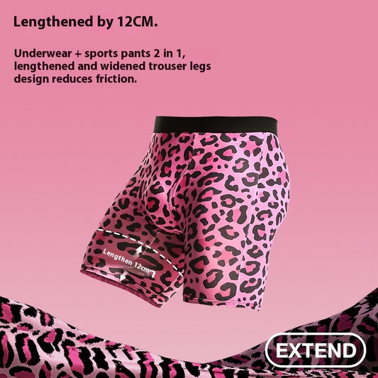 Wild Leopard Pattern Men's Personalized Printed Underwear